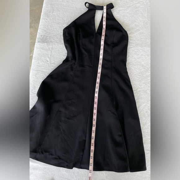 Amanda Uprichard halter black mini fit and flare dress revolve - Picture 8 of 11